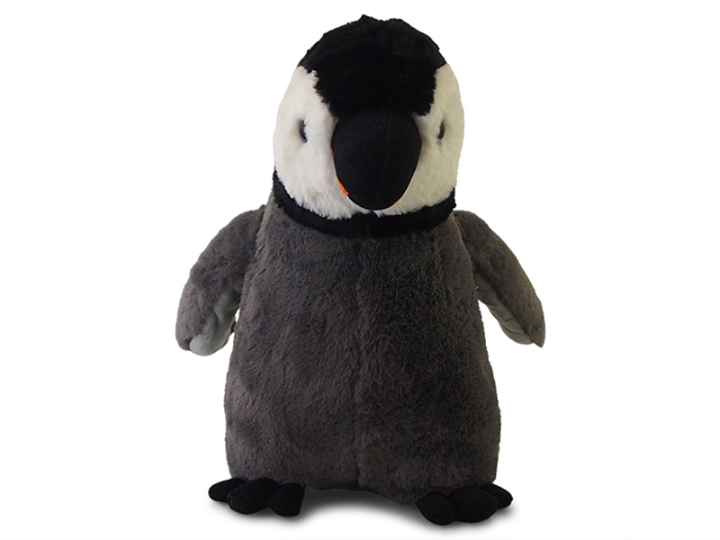 Medium Baby Grey Penguin Plush Toy