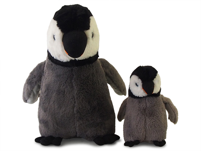 Medium Baby Grey Penguin Plush Toy