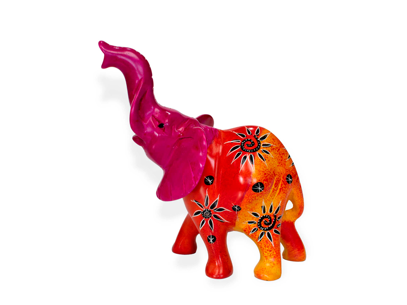 Multicolor Soapstone Elephant