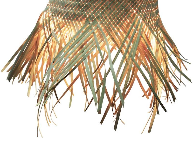 African Basket Hanging Light Lampshade-2