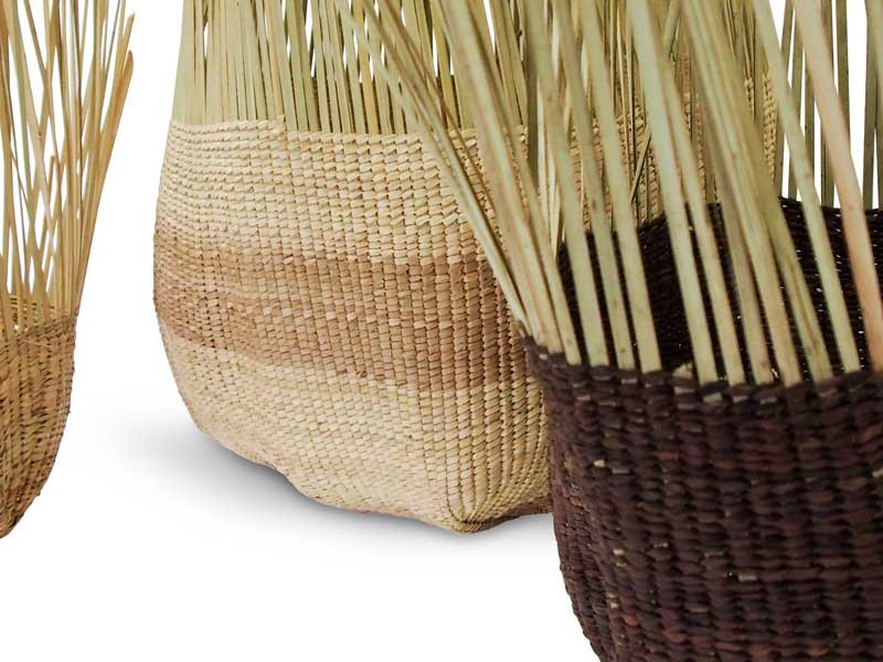 African Half Garlic Tassel Basket-1