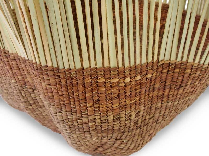 African Half Garlic Tassel Basket-3