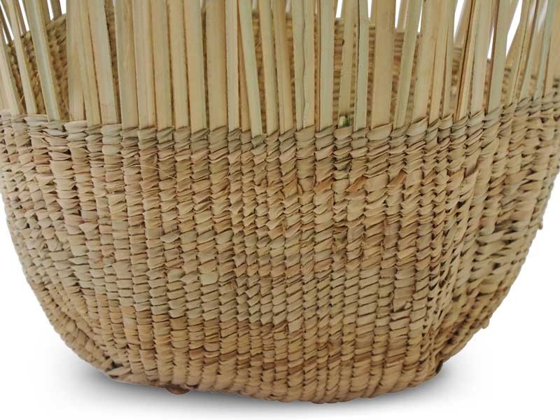 African Half Garlic Tassel Basket-10