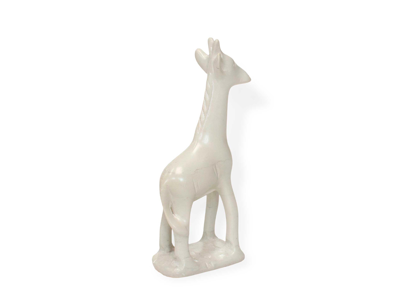 White Soapstone Giraffe