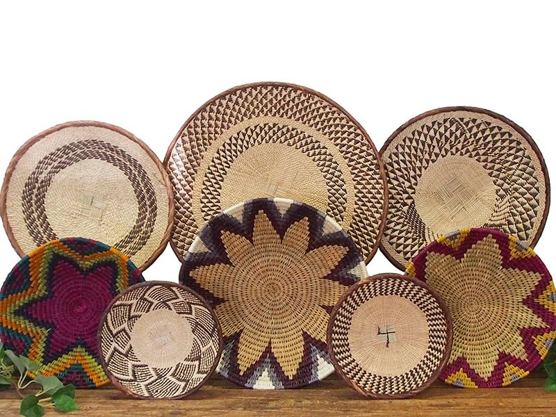 8 Piece African Basket Set - 6