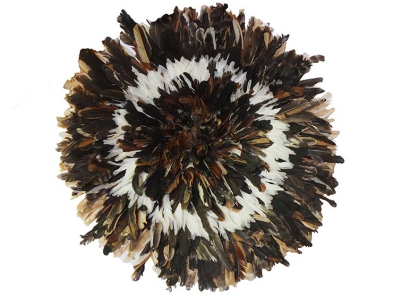 Juju Feather Hat Partridge, Ivory, Partridge - 80cm
