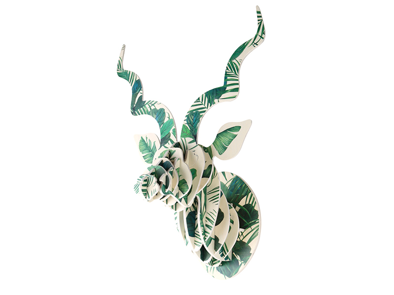 Luscious Leaf Kudu Head