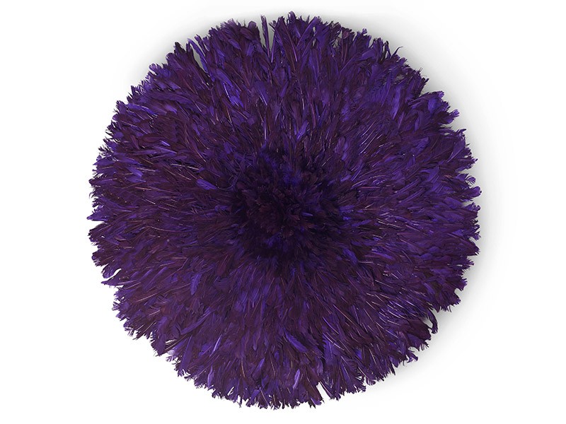 Juju Feather Hat Purple 80cm