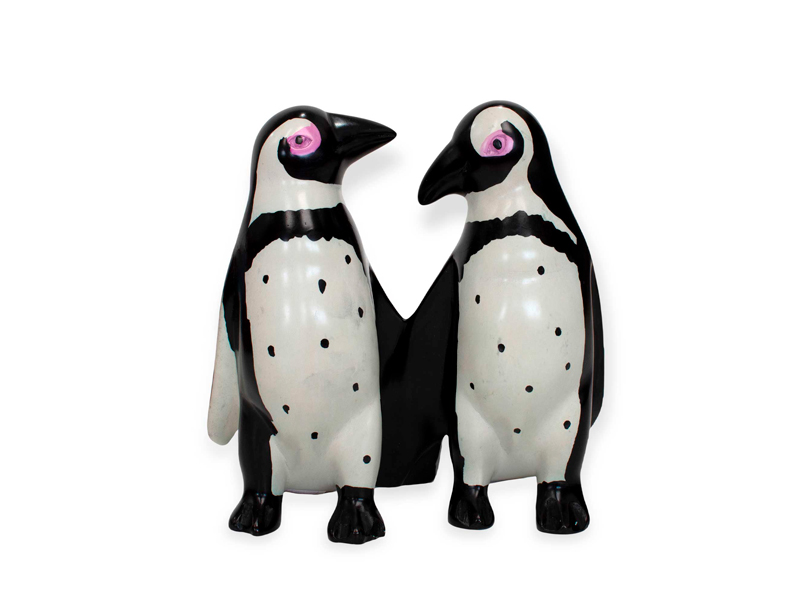 African Penguin  Holding Hands