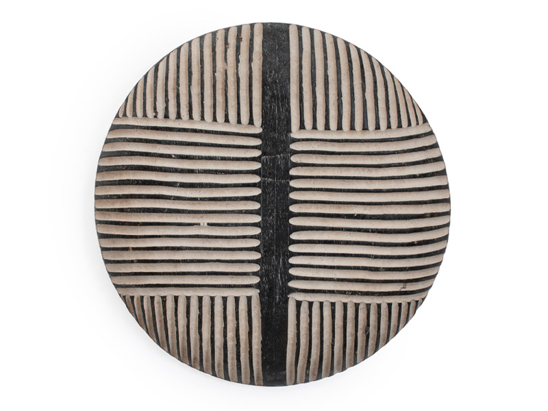 Cameroon Round Shield | Handcrafted African Wall Decor