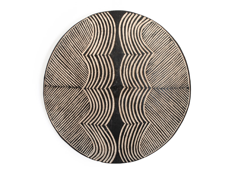 Cameroon Round Shield | African Wall Decor