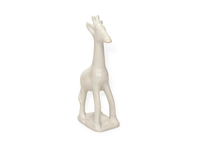 White Soapstone Giraffe