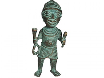 Benin Bronze Figure - Craftsman