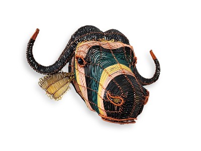 Wild Weave Mini Buffalo Head Wall Decor