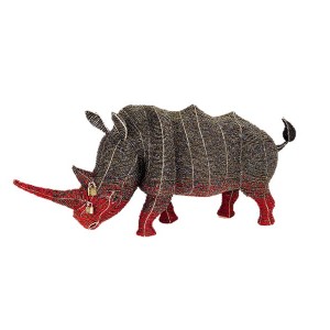 Locked Horn Rhino Adult