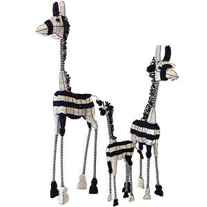 Africa in Colour Giraffe - Black and White