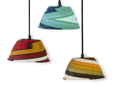 Lwazi Pendant Light – Handwoven Telephone Wire Lighting